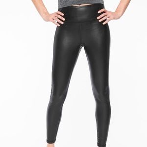 Athleta All Over gleam faux leather leggings.